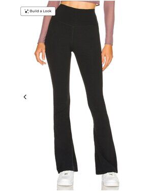 Splits59 Raquel High Waist Airweight Flare Leggings Black 30" S $118